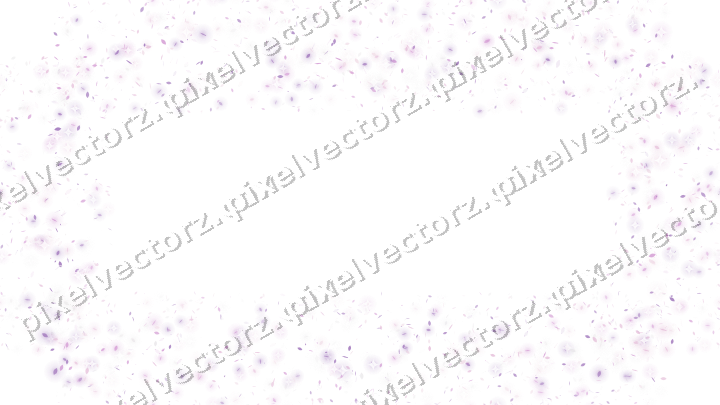 Nahtloser Glitzerrahmen in Magenta und Violett auf transparentem Grund