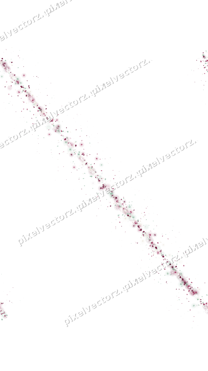 Seamless glitter arc in dark pink on a transparent background