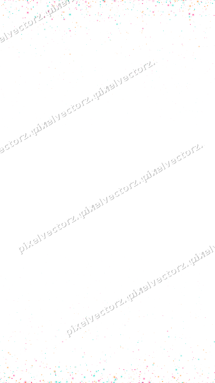 Seamless glitter border in pink and orange on a transparent background