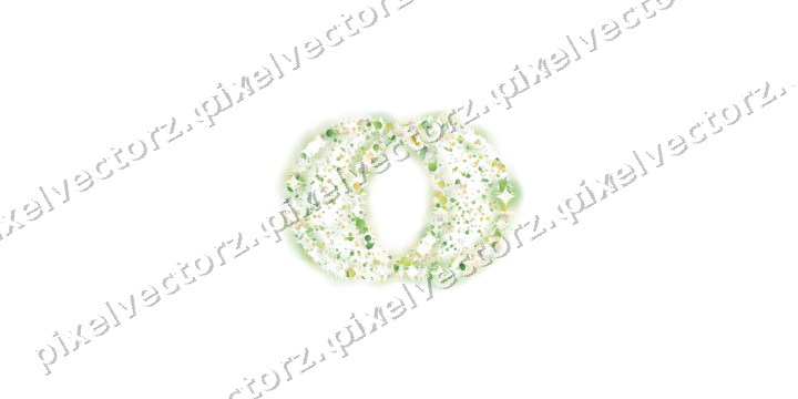 Seamless glitter wedding rings of baubles on a transparent background