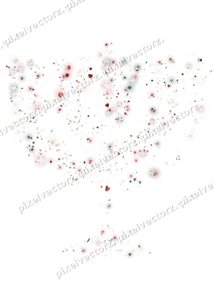 Seamless glitter menorah in dark red on a transparent background