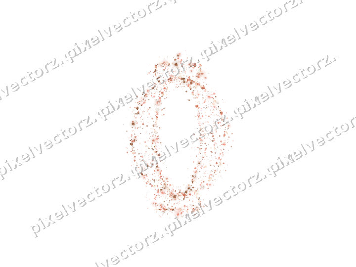 Seamless glitter lantern in orange and red on a transparent background