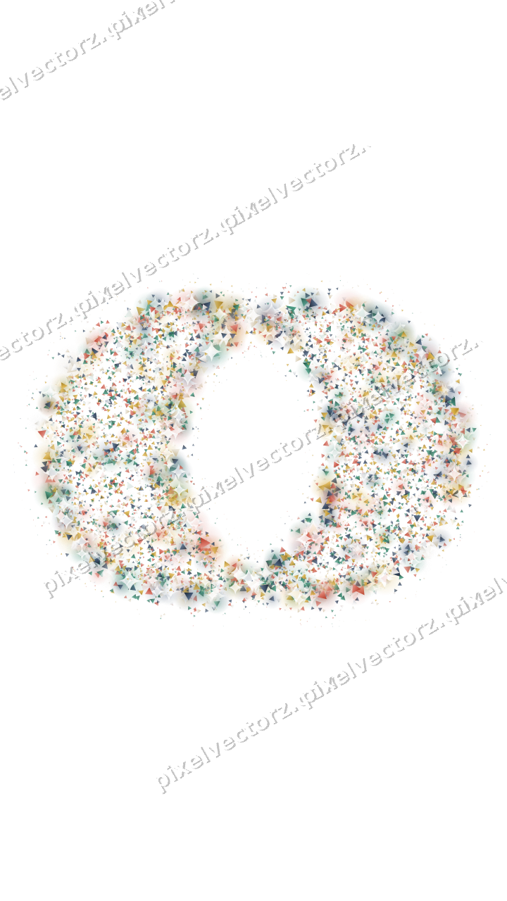 Seamless glitter wedding rings in amber on a transparent background