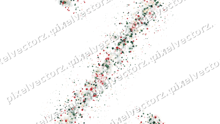 Seamless glitter band in dark green on a transparent background