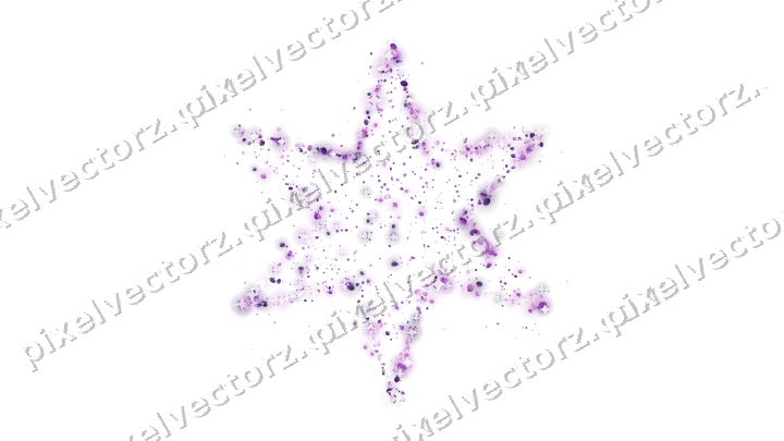 Seamless glitter star of pumpkins on a transparent background