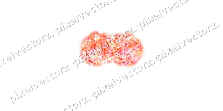 Seamless glitter carnival mask in red on a transparent background