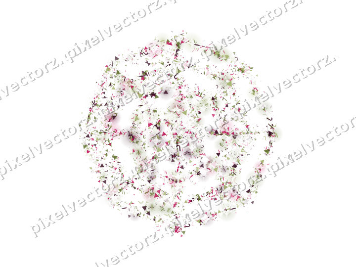 Seamless glitter spider web in lime on a transparent background