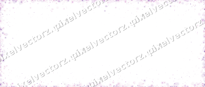 Seamless glitter vignette in magenta on a transparent background