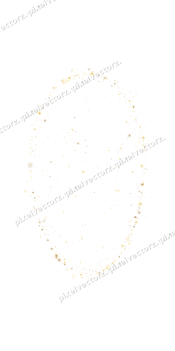 Seamless glitter easter egg of shamrocks on a transparent background