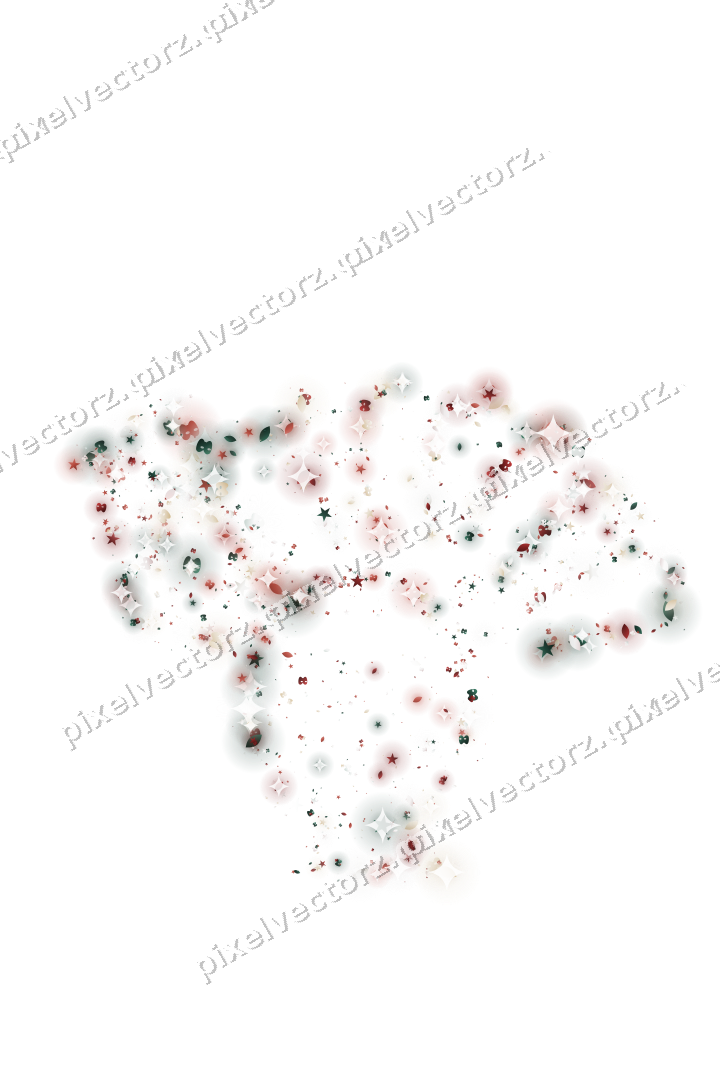 Seamless glitter turkey in dark red on a transparent background