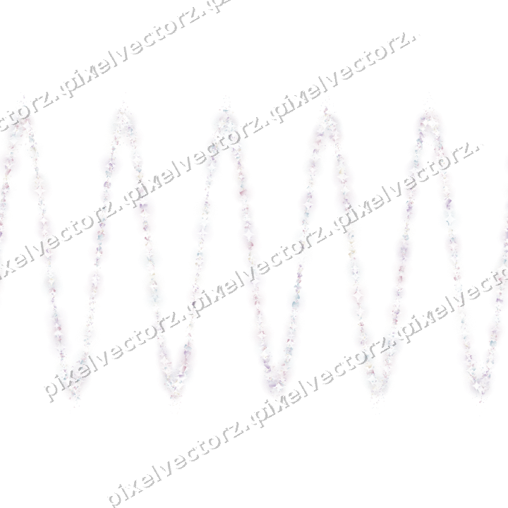 Seamless glitter wave of bats and masks on a transparent background