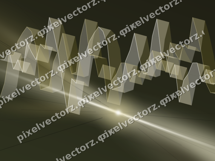 Leuchtender Neon Diagramm Hintergrund in Dunkelbernstein und Gelb