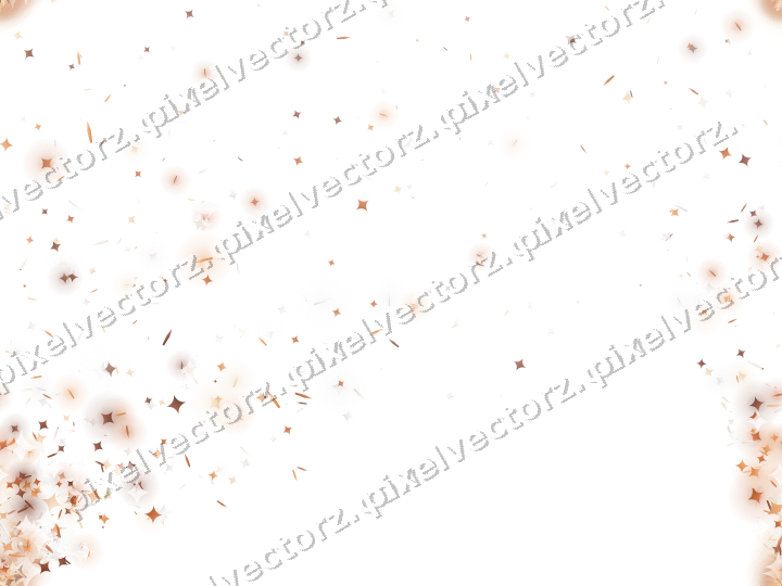 Nahtloser Glitzerfächer auf transparentem Grund