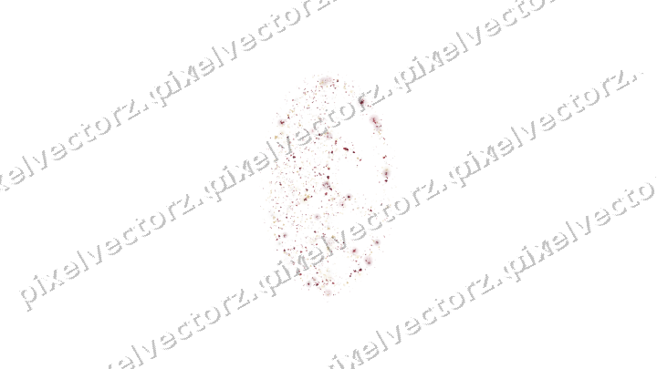 Seamless glitter leaf in dark pink and red on a transparent background