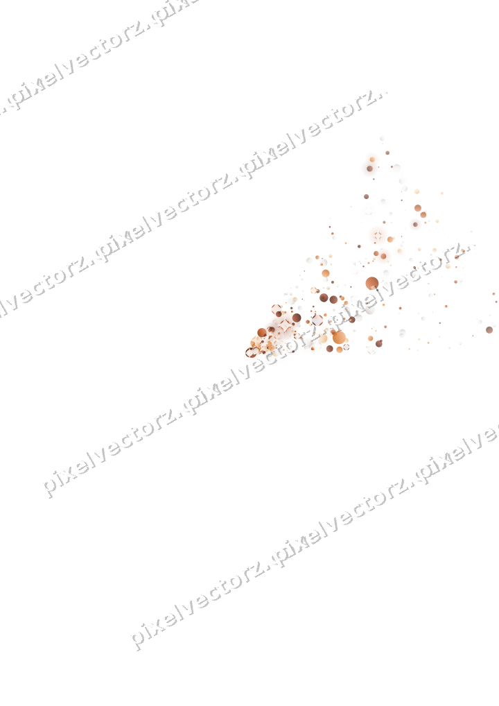 Nahtloser Glitzerfächer aus Punkten auf transparentem Grund