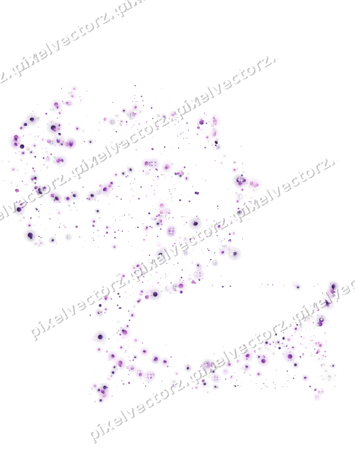 Seamless glitter dragon in purple on a transparent background