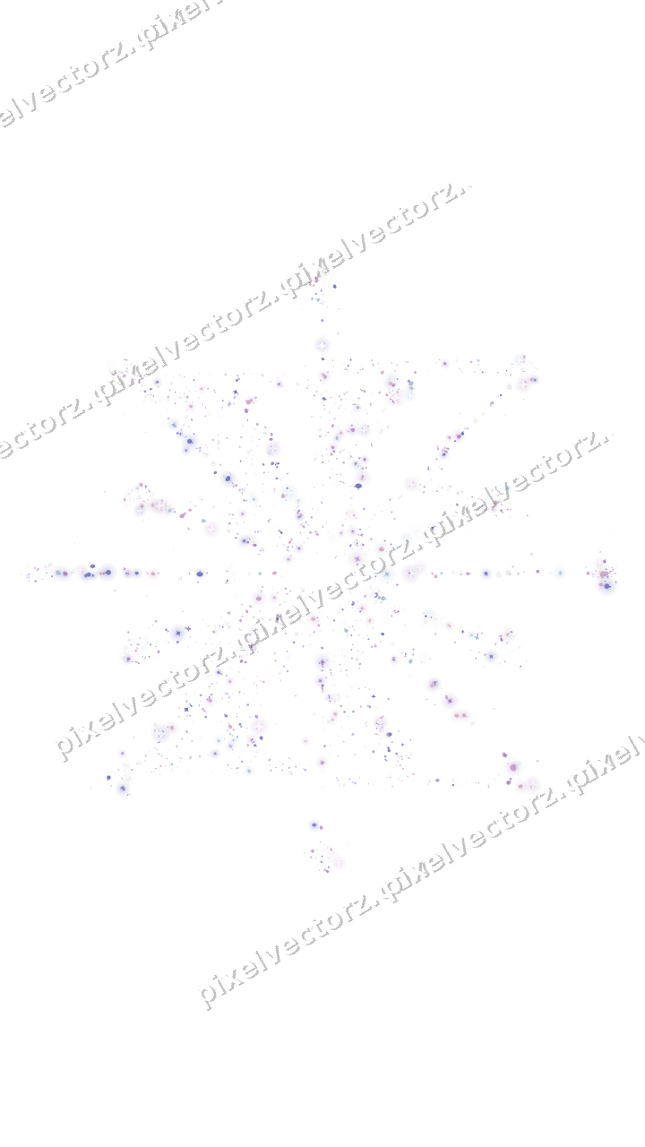 Seamless glitter firework in purple on a transparent background