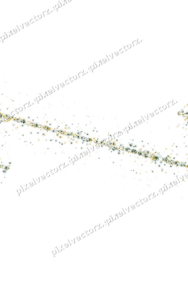 Seamless glitter band in dark green on a transparent background