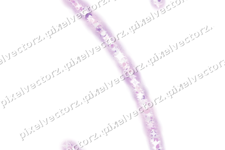 Seamless glitter arc of sparkles and masks on a transparent background