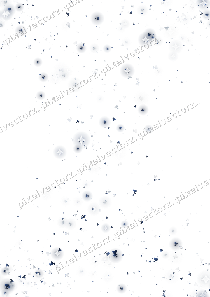 Seamless glitter wreath in dark blue on a transparent background