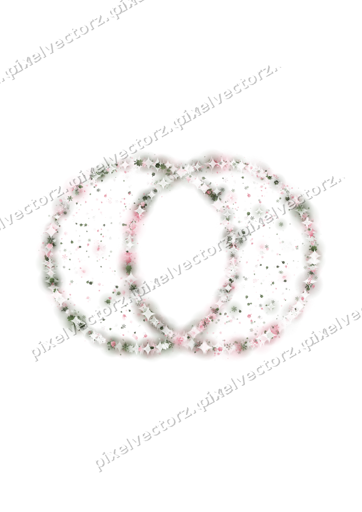Seamless glitter wedding rings in pink on a transparent background