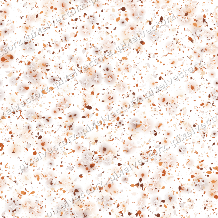 Seamless glitter scatter on a transparent background