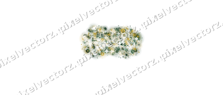 Seamless glitter carnival mask on a transparent background