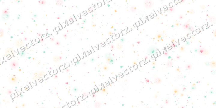 Seamless glitter scatter in pale pink on a transparent background