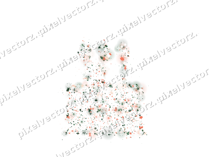 Seamless glitter birthday cake on a transparent background