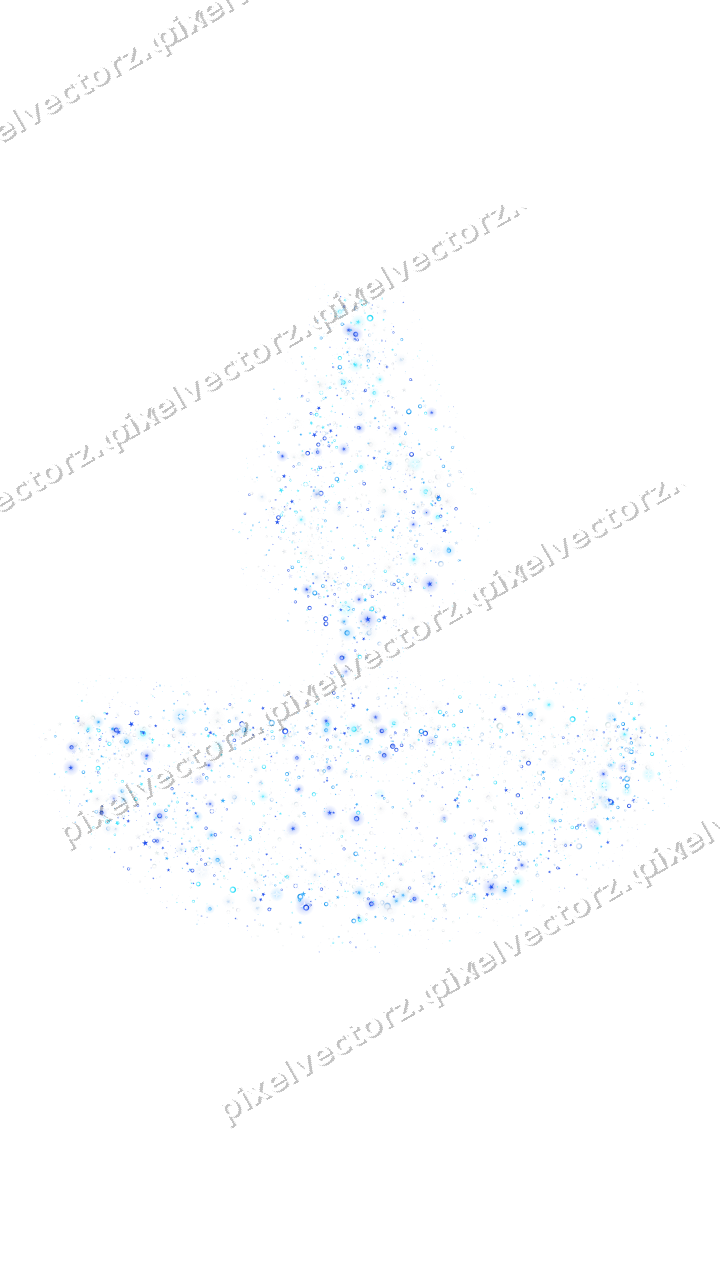 Seamless glitter diya lamp in cyan on a transparent background