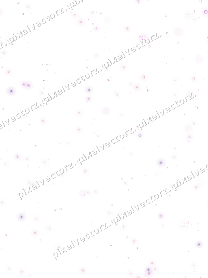 Nahtlose Glitzerstreuung in Magenta auf transparentem Grund