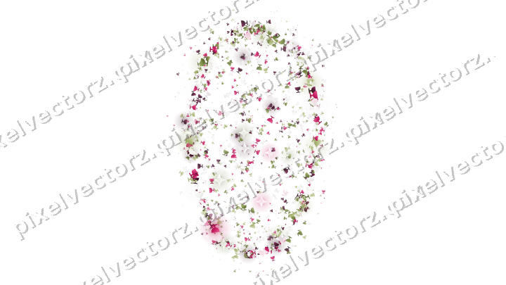 Seamless glitter easter egg in lime on a transparent background