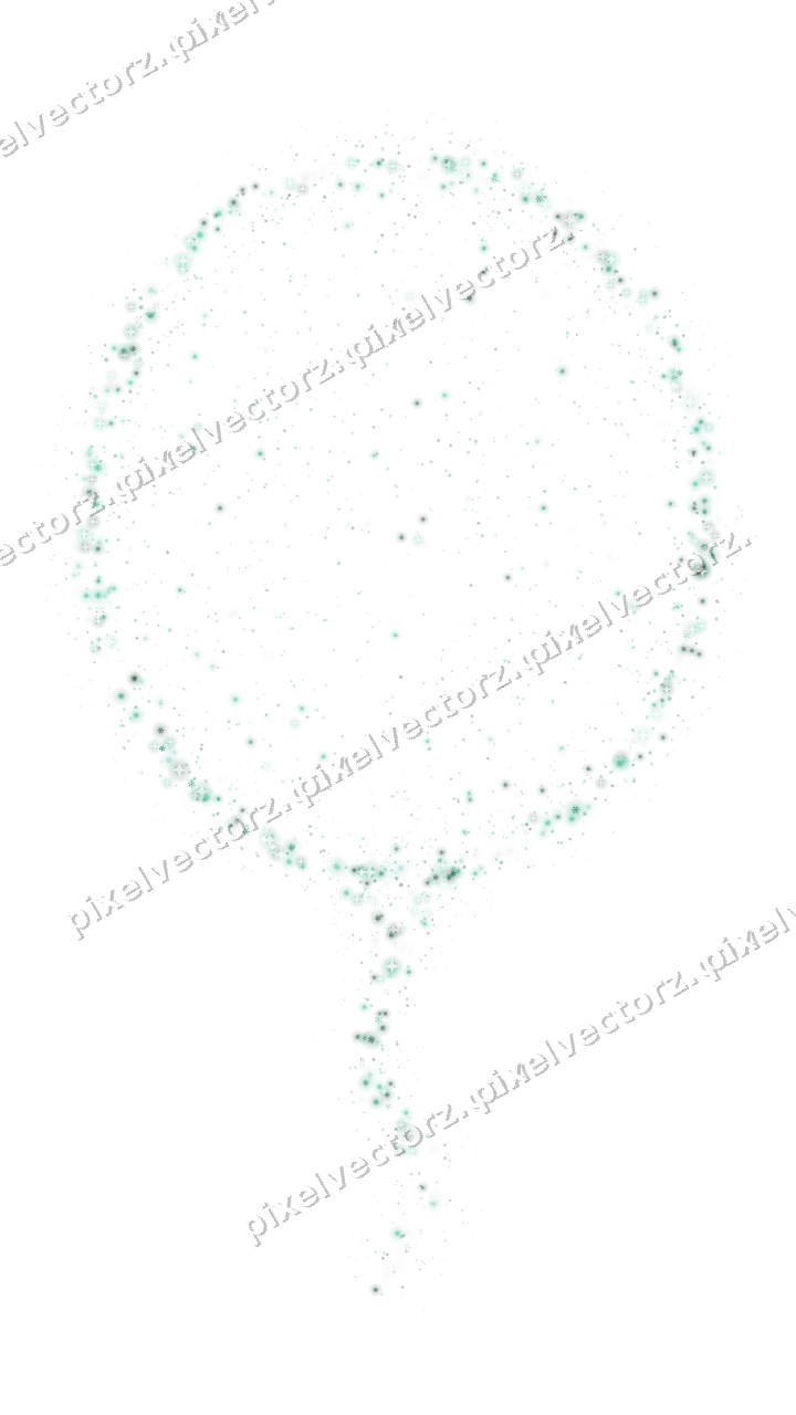 Seamless glitter balloon of snowflakes on a transparent background