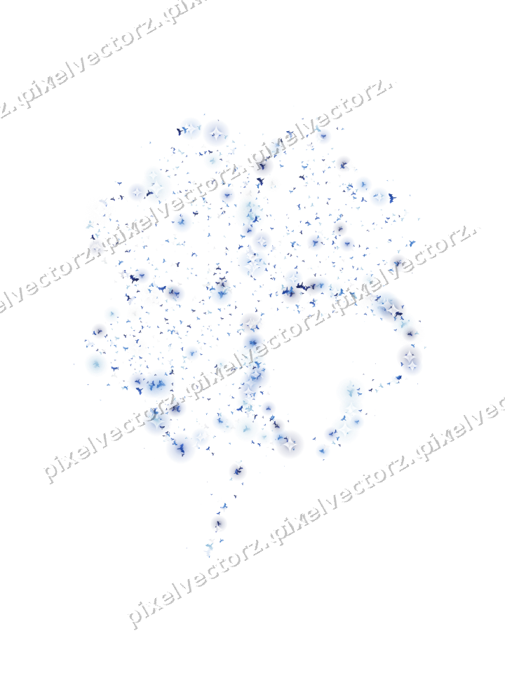 Seamless glitter four leaf clover of bats on a transparent background