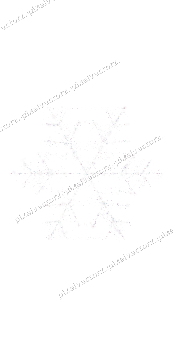Seamless glitter snowflake in pale pink on a transparent background