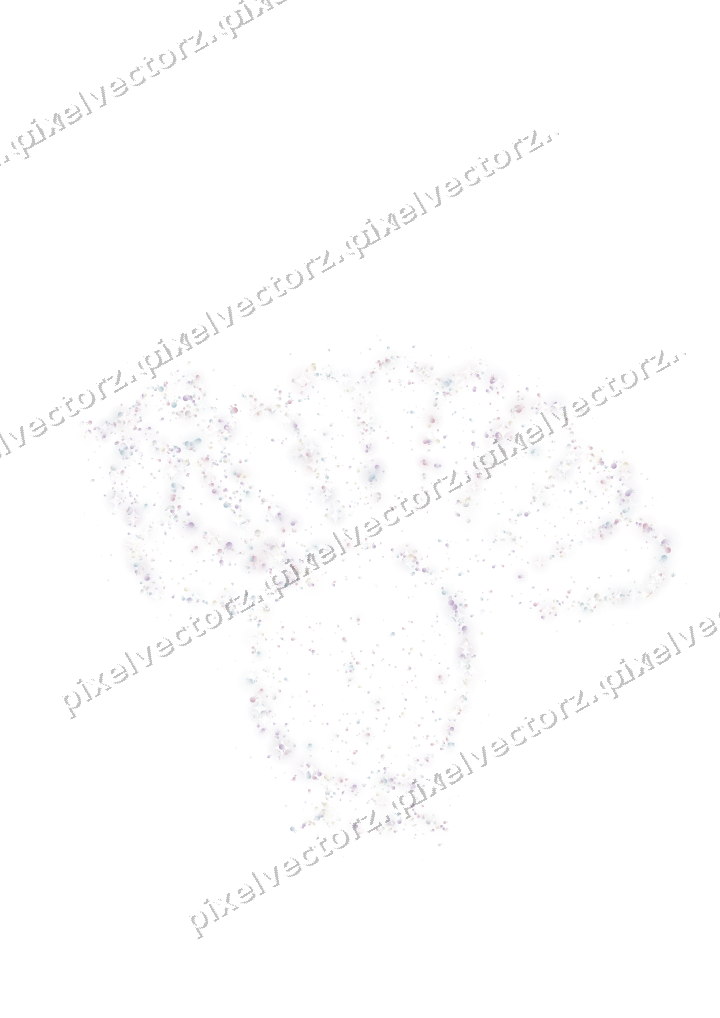 Seamless glitter turkey of bunnies on a transparent background