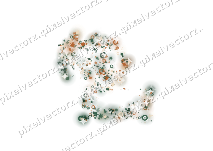 Seamless glitter dragon in dark green on a transparent background