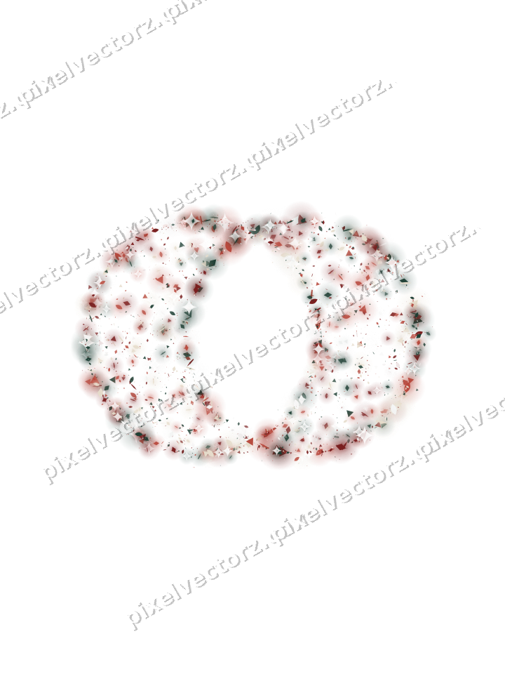 Seamless glitter wedding rings in dark red on a transparent background