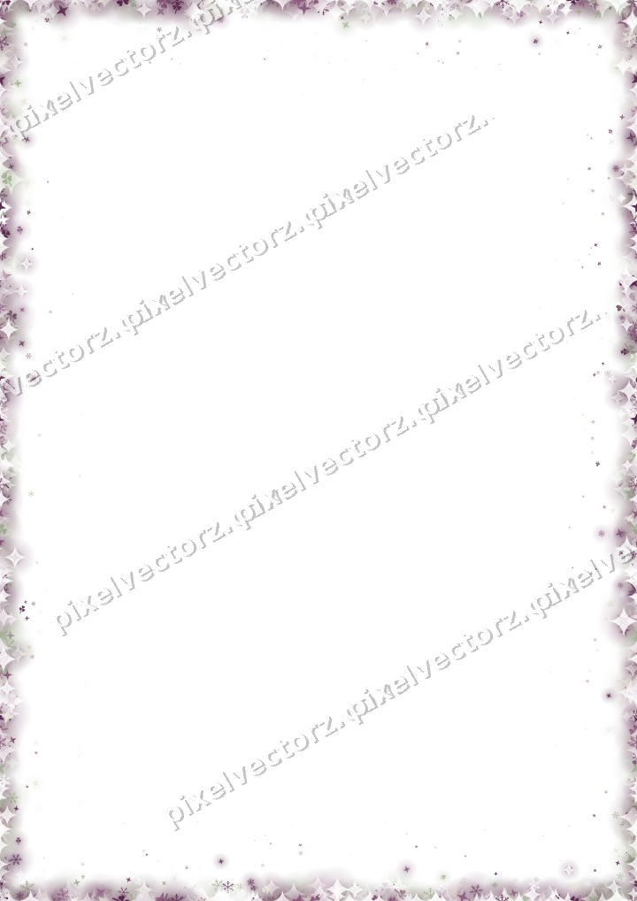 Seamless glitter border in dark magenta on a transparent background
