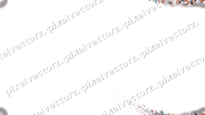 Seamless star trail of bells and confetti on a transparent background