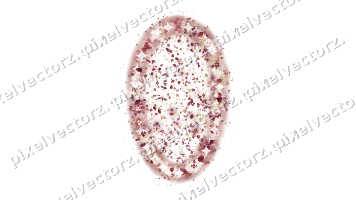 Seamless glitter easter egg in dark pink on a transparent background