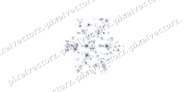 Seamless glitter snowflake in dark blue on a transparent background