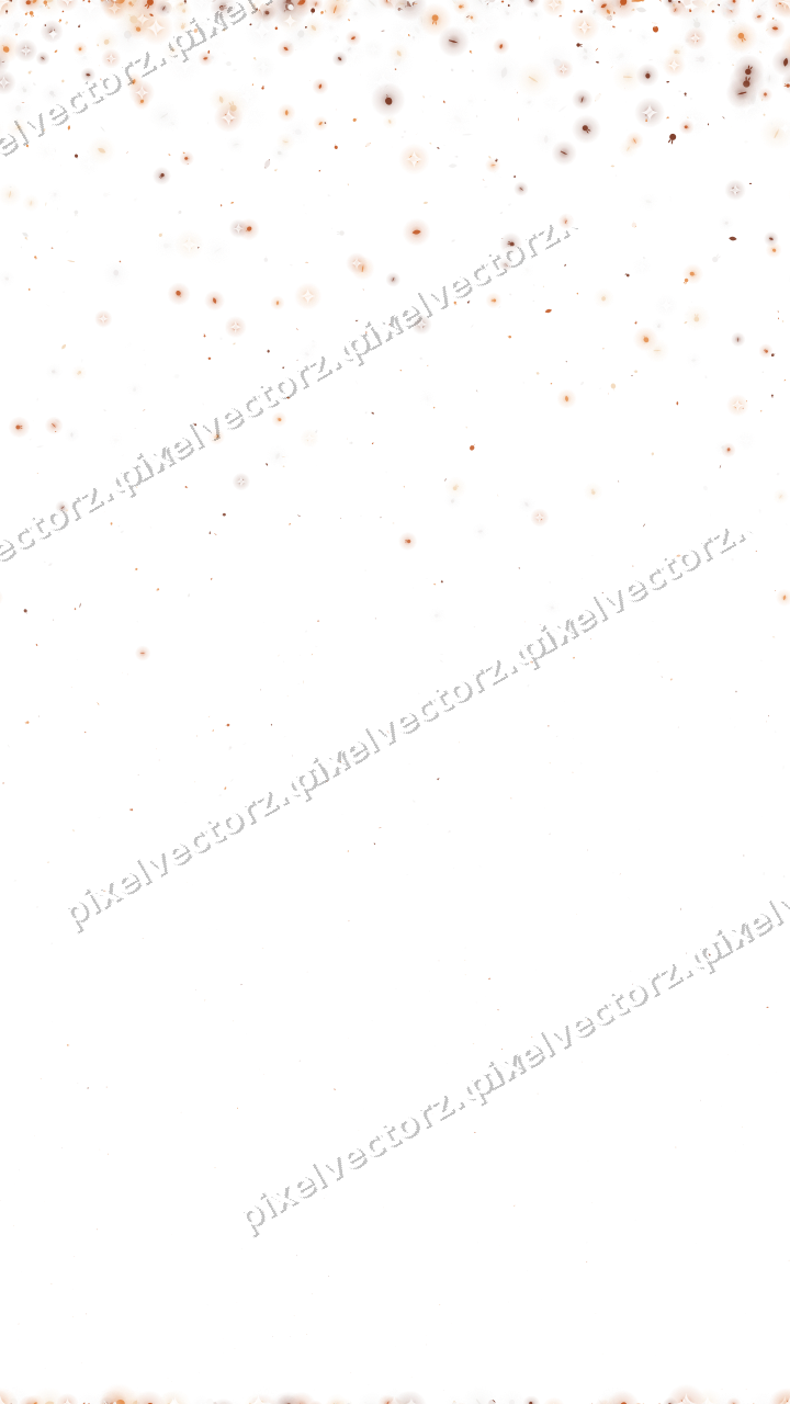 Seamless falling glitter on a transparent background