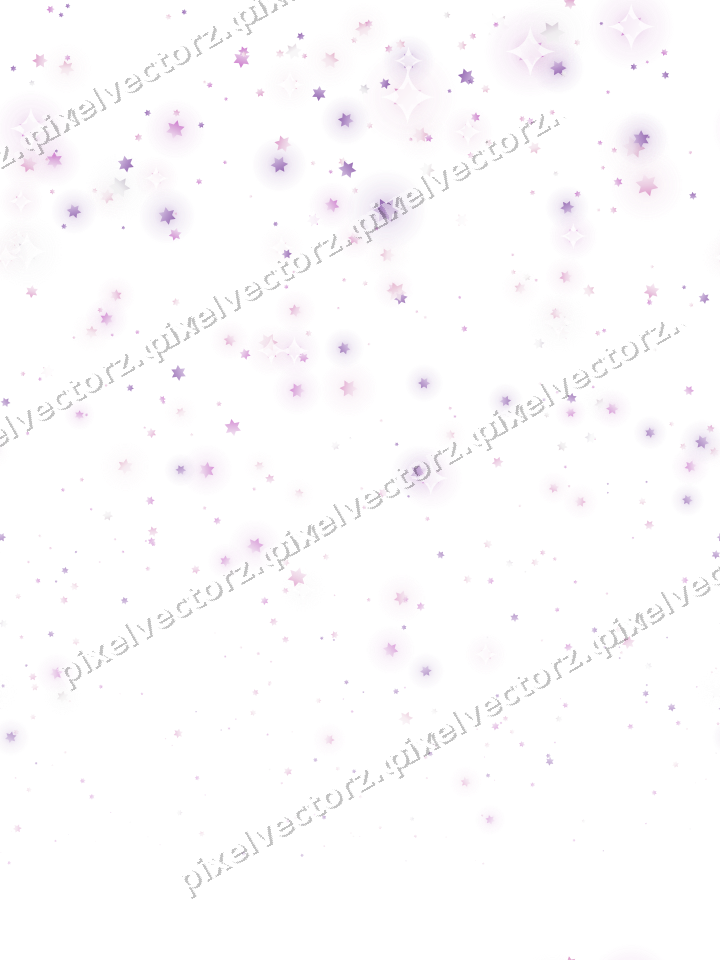 Nahtloser Glitzerregen aus Sternen in Magenta auf transparentem Grund