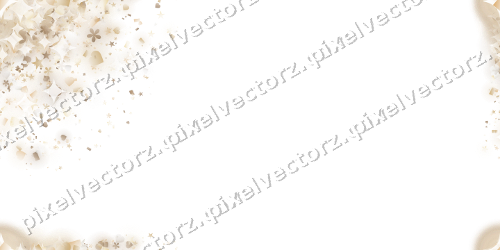 Nahtloser Glitzerfächer aus Sternen und Herzen auf transparentem Grund