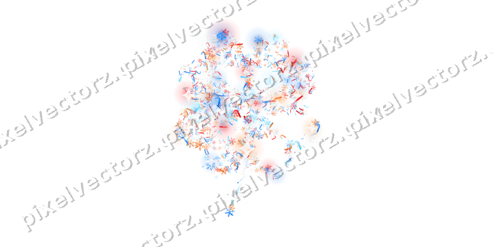 Seamless glitter clover leaf in blue on a transparent background