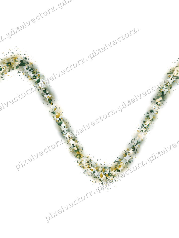 Seamless glitter wave of eggs on a transparent background