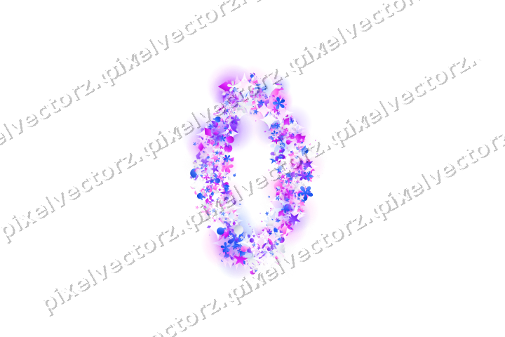 Seamless glitter lantern in purple on a transparent background