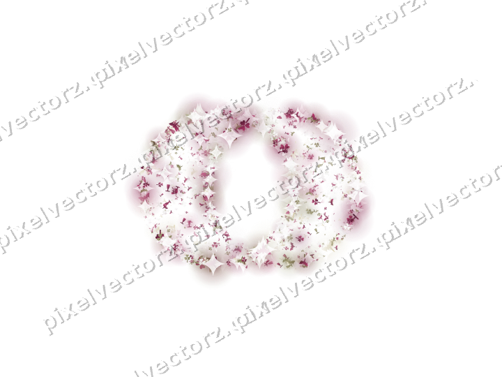 Seamless glitter wedding rings on a transparent background