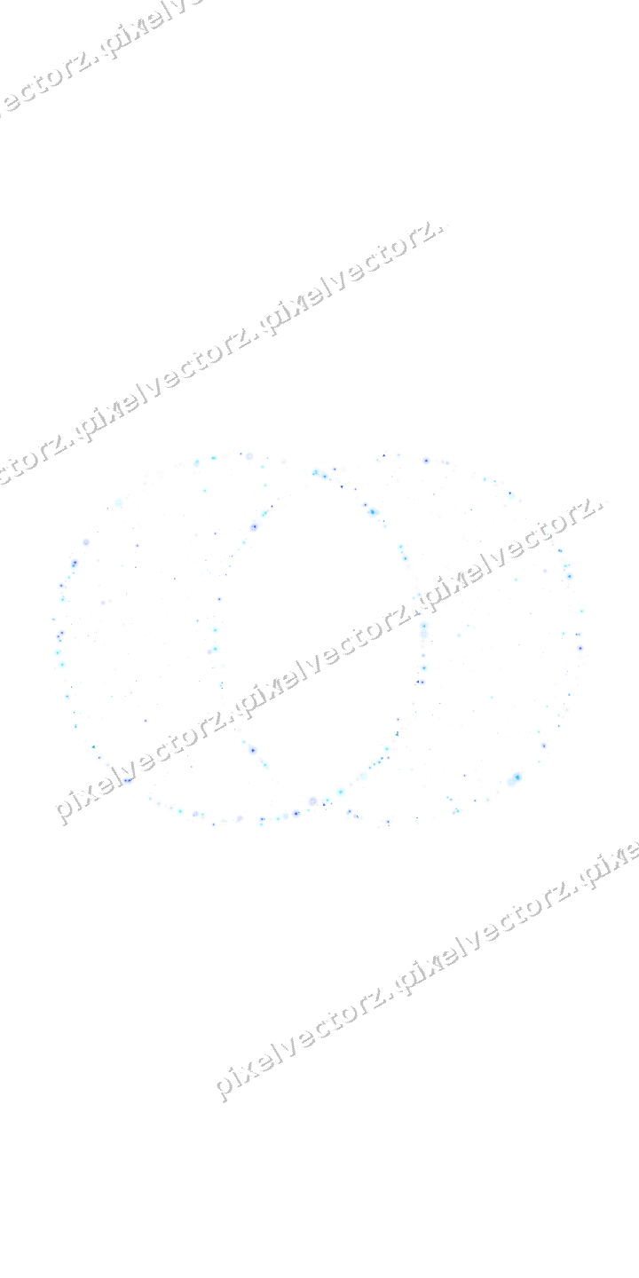 Seamless glitter wedding rings in cyan on a transparent background